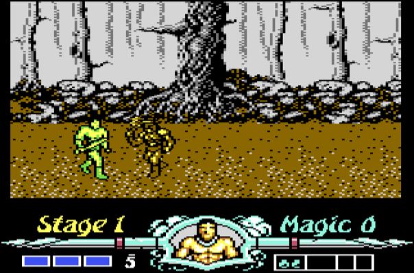 Golden Axe - Commodore 64 game screenshot (1990) by Virgin Games